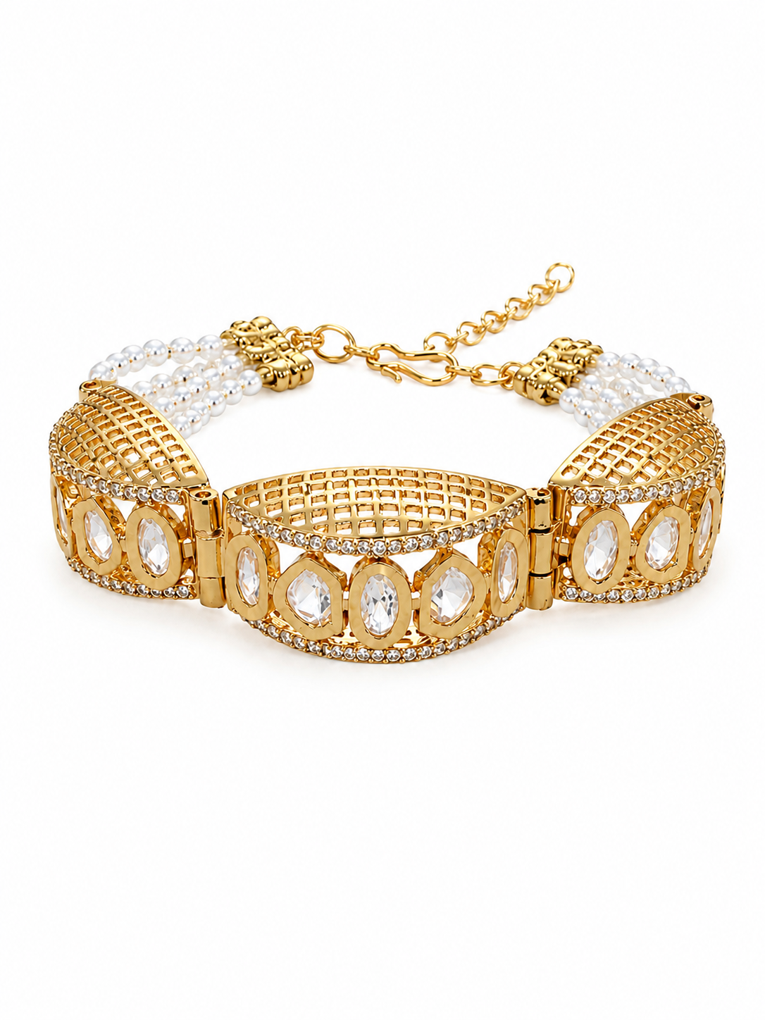 Pearl Royale Kundan Bracelet