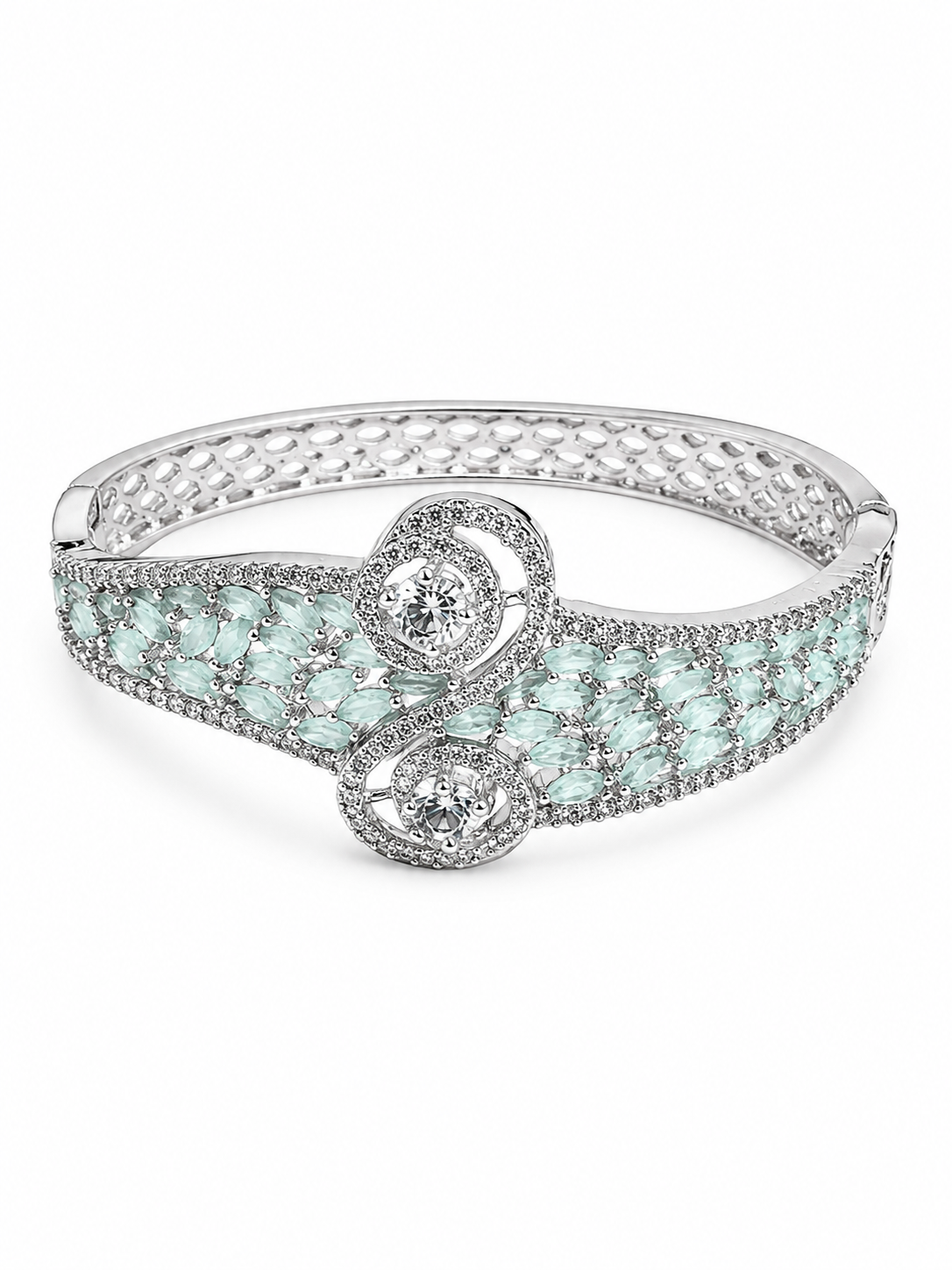 Aqua Aura Crystal Bracelet