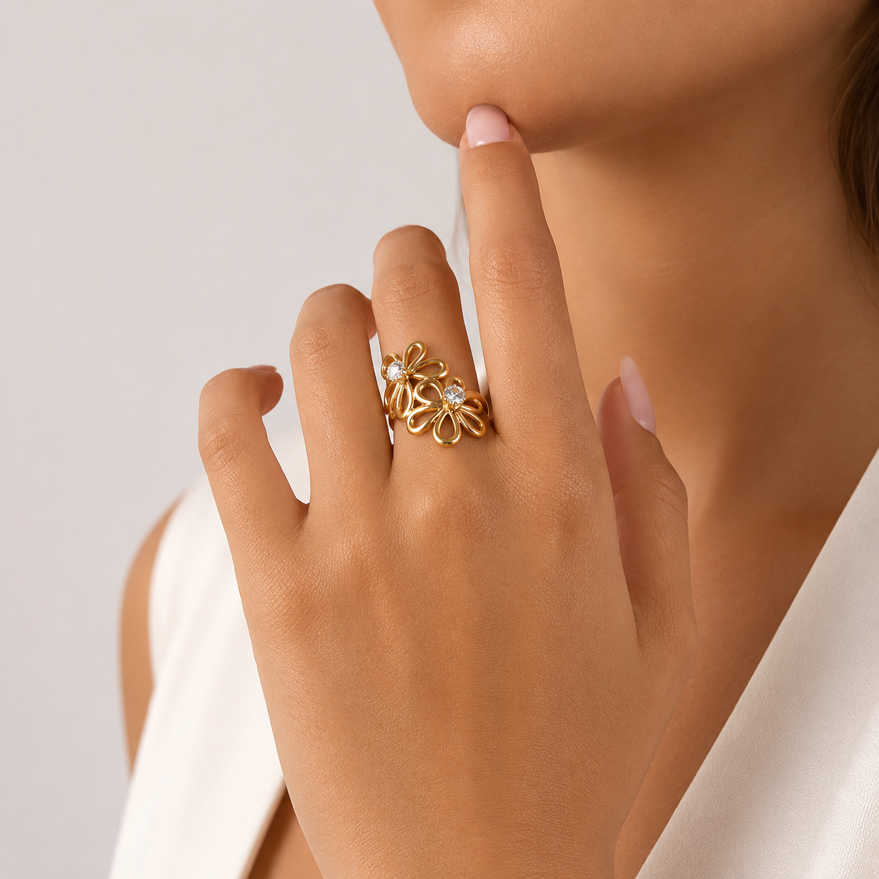 Bloomette Duo Ring