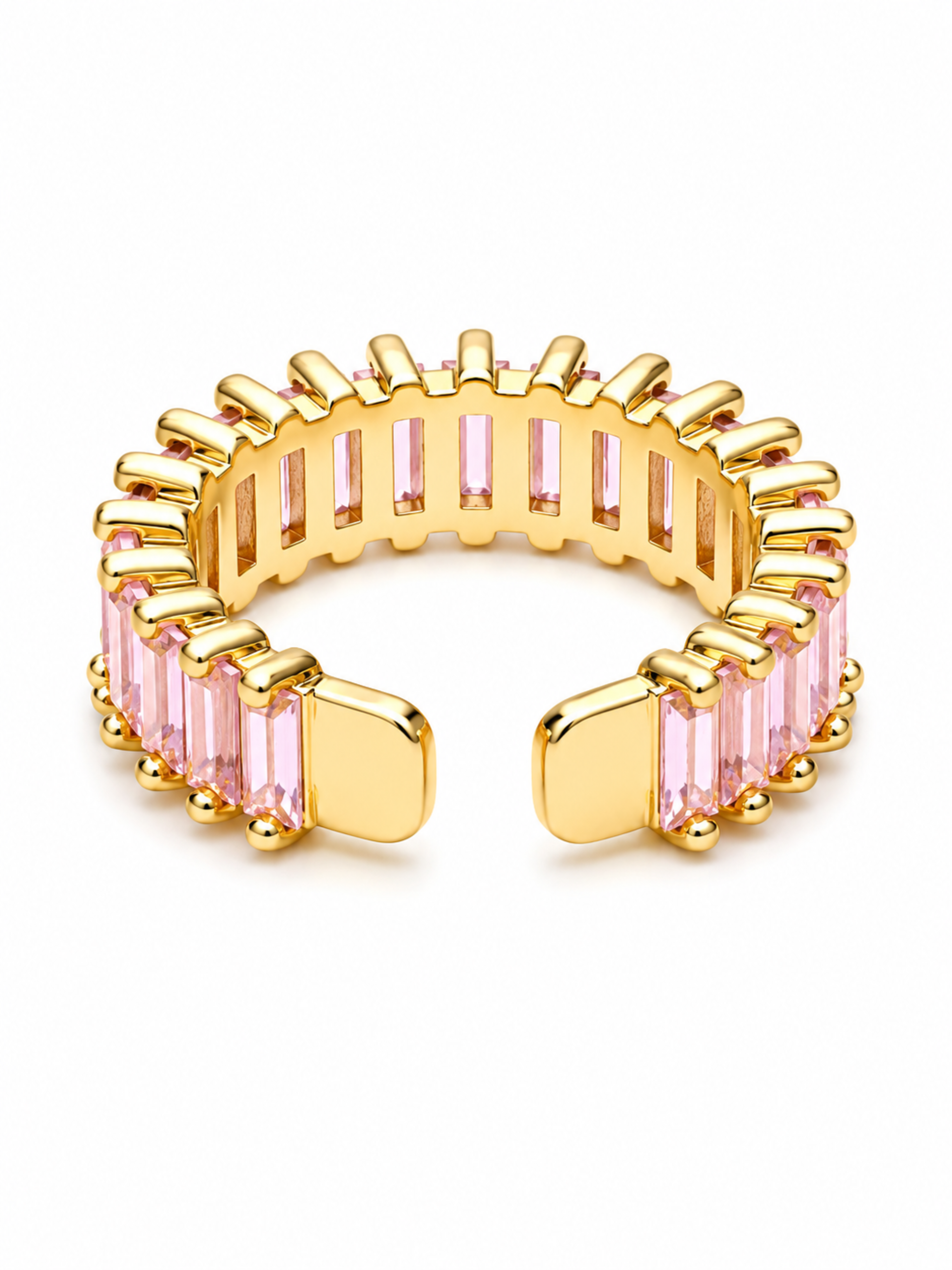 Blush Baguette Ring
