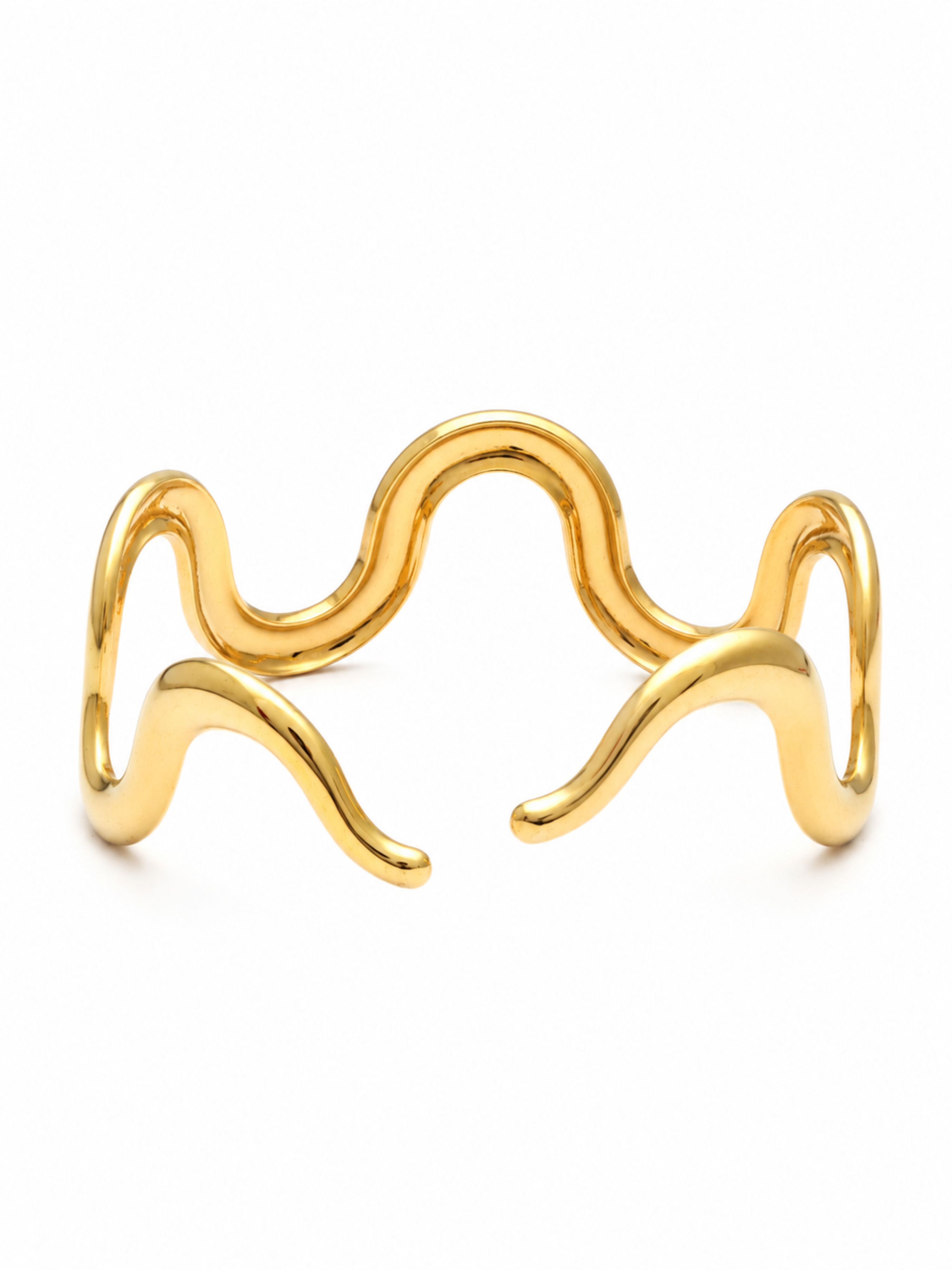 Noiré Curve Gold Cuff