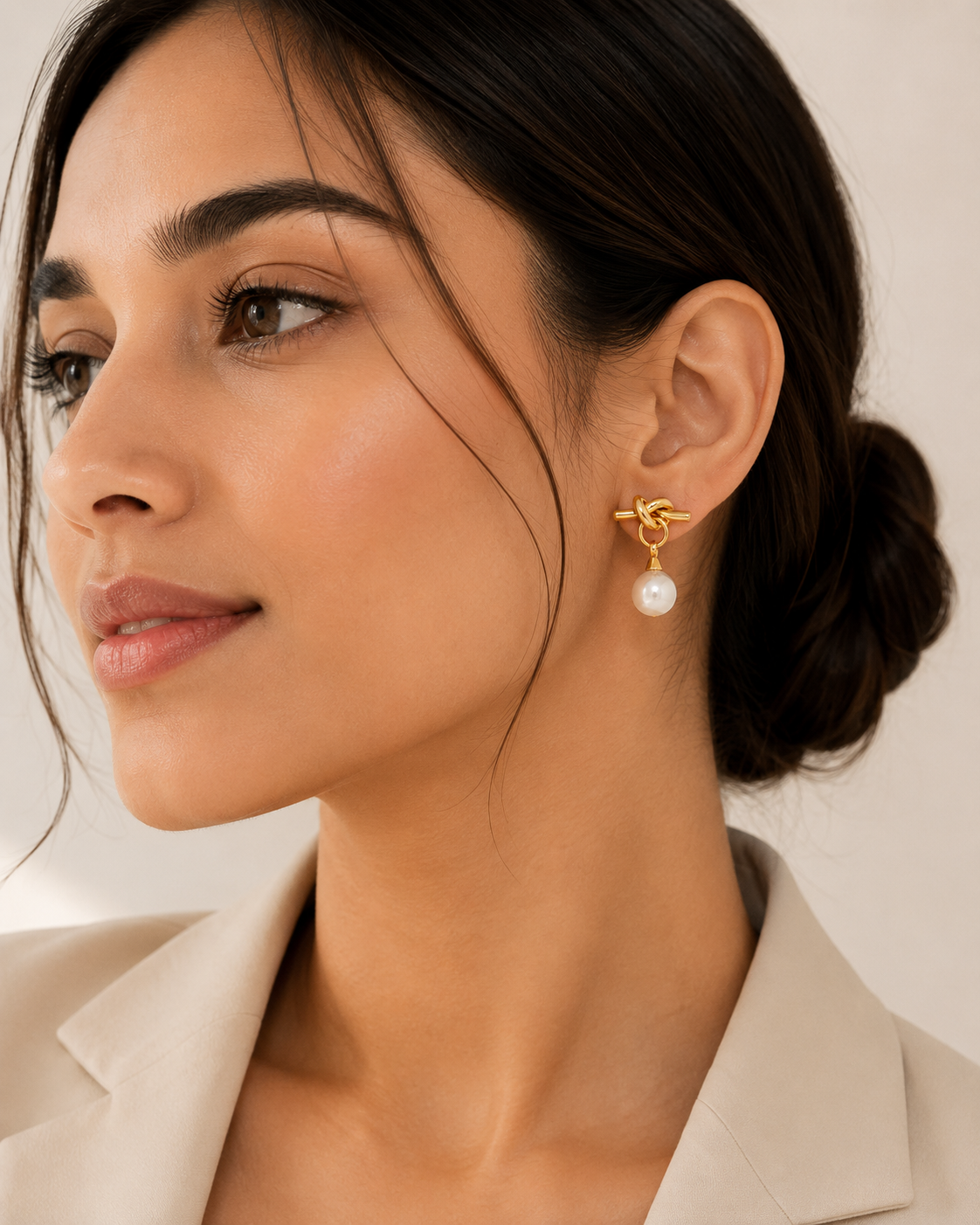 Pearl Knot Drops