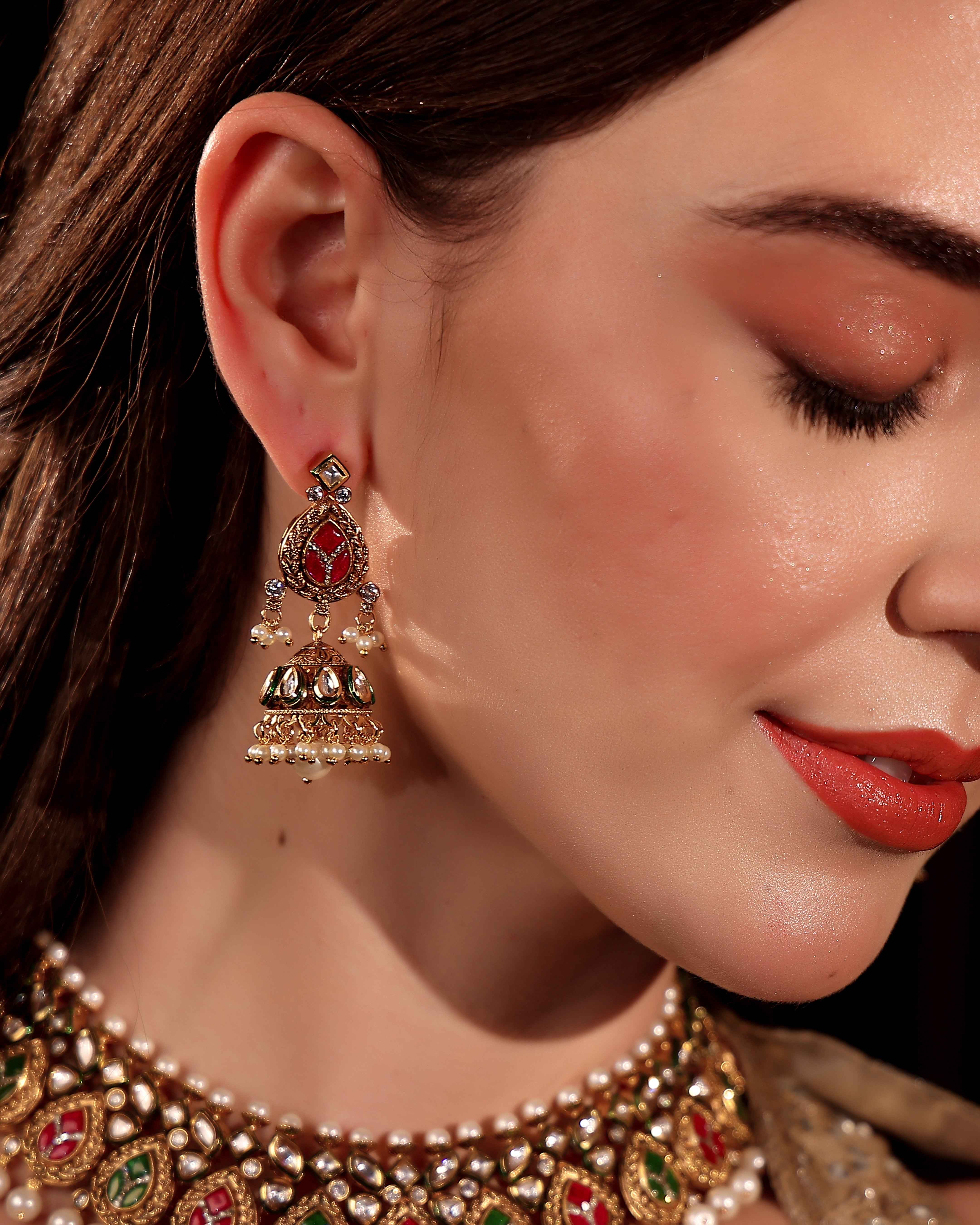 Festive Royale Enamel Jadau Set