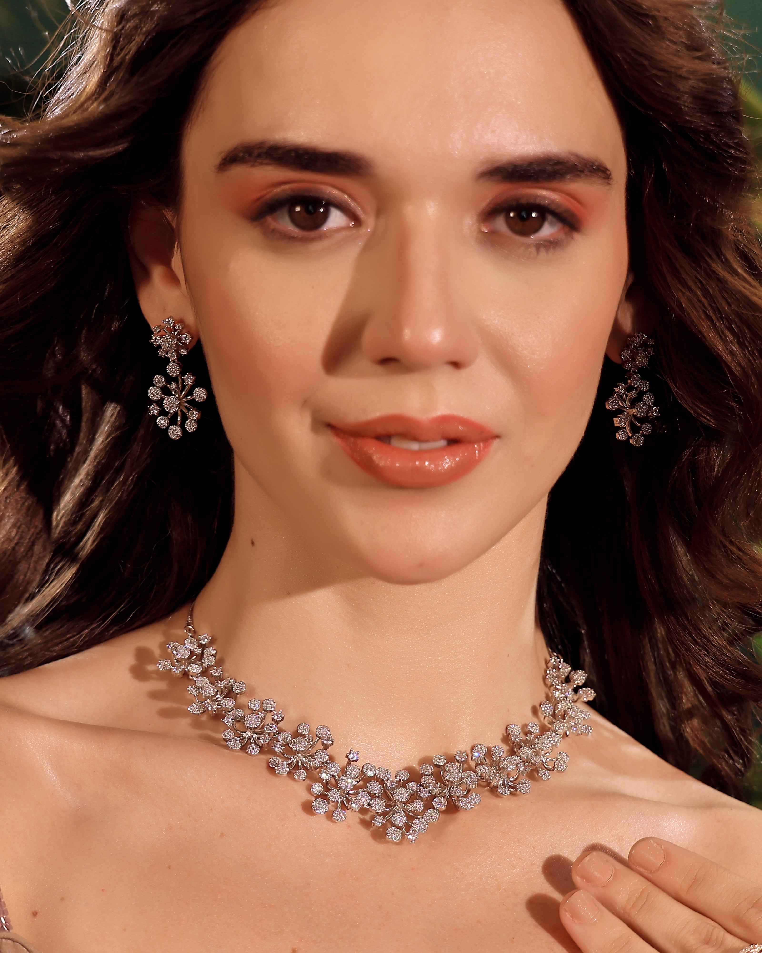 Crystal Bloom AD Statement Set