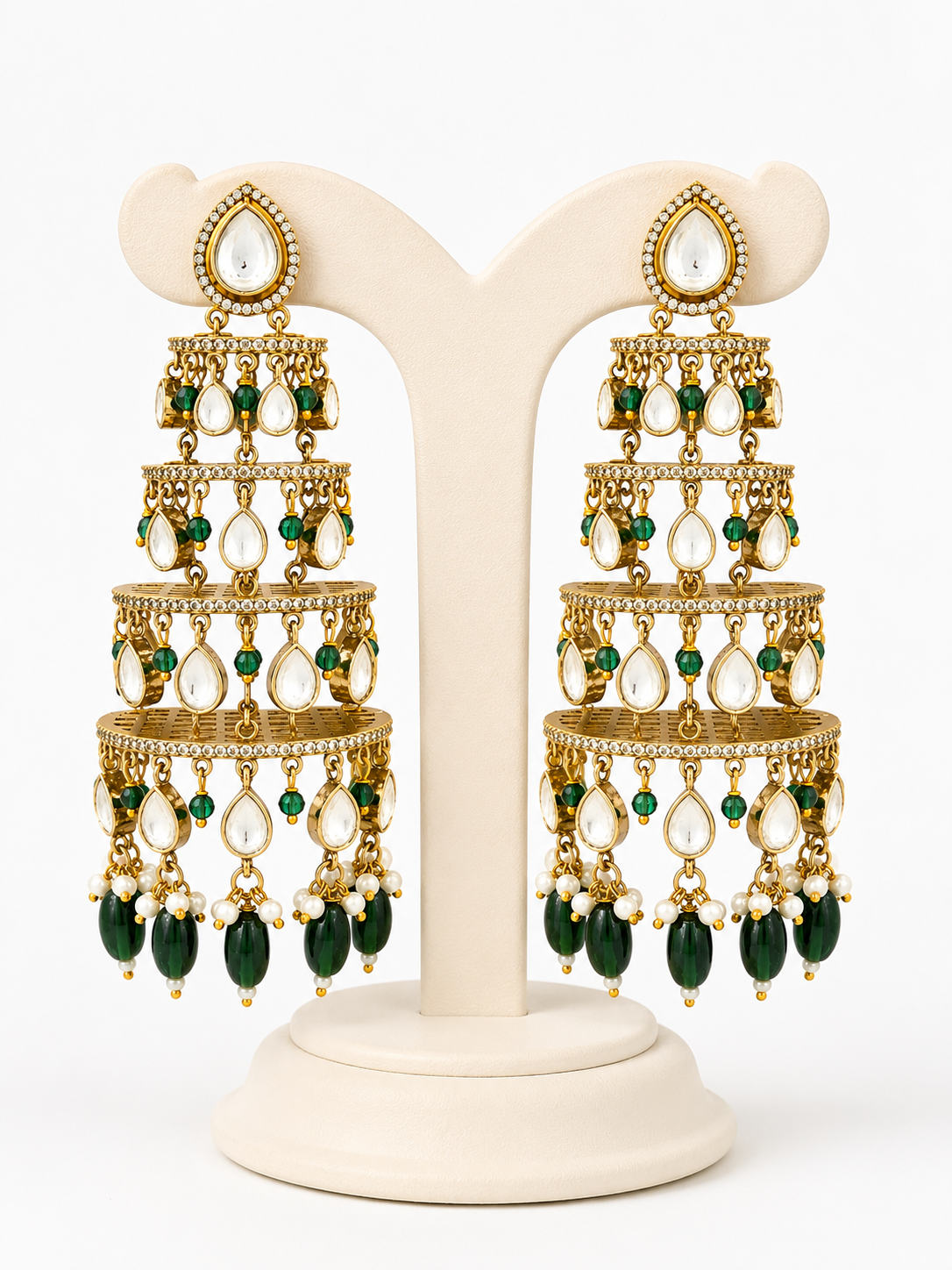 Emerald Noor Cascade Chandeliers