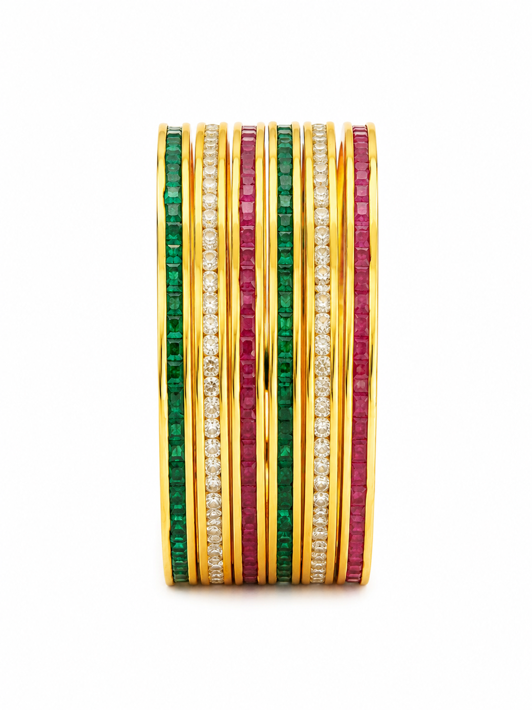 Navrang Luxe Slim Bangle Stack