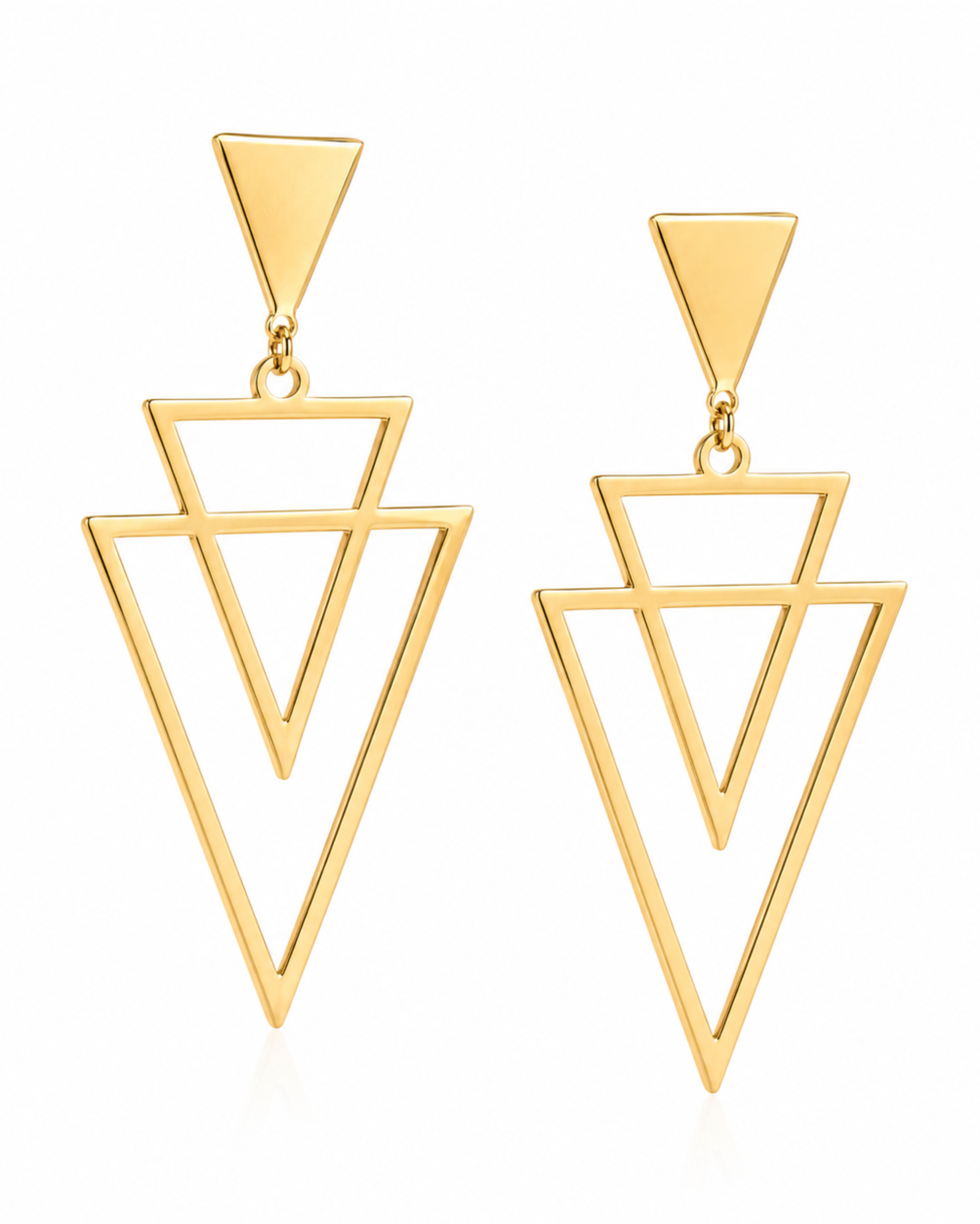Astra Geo Drop Earrings