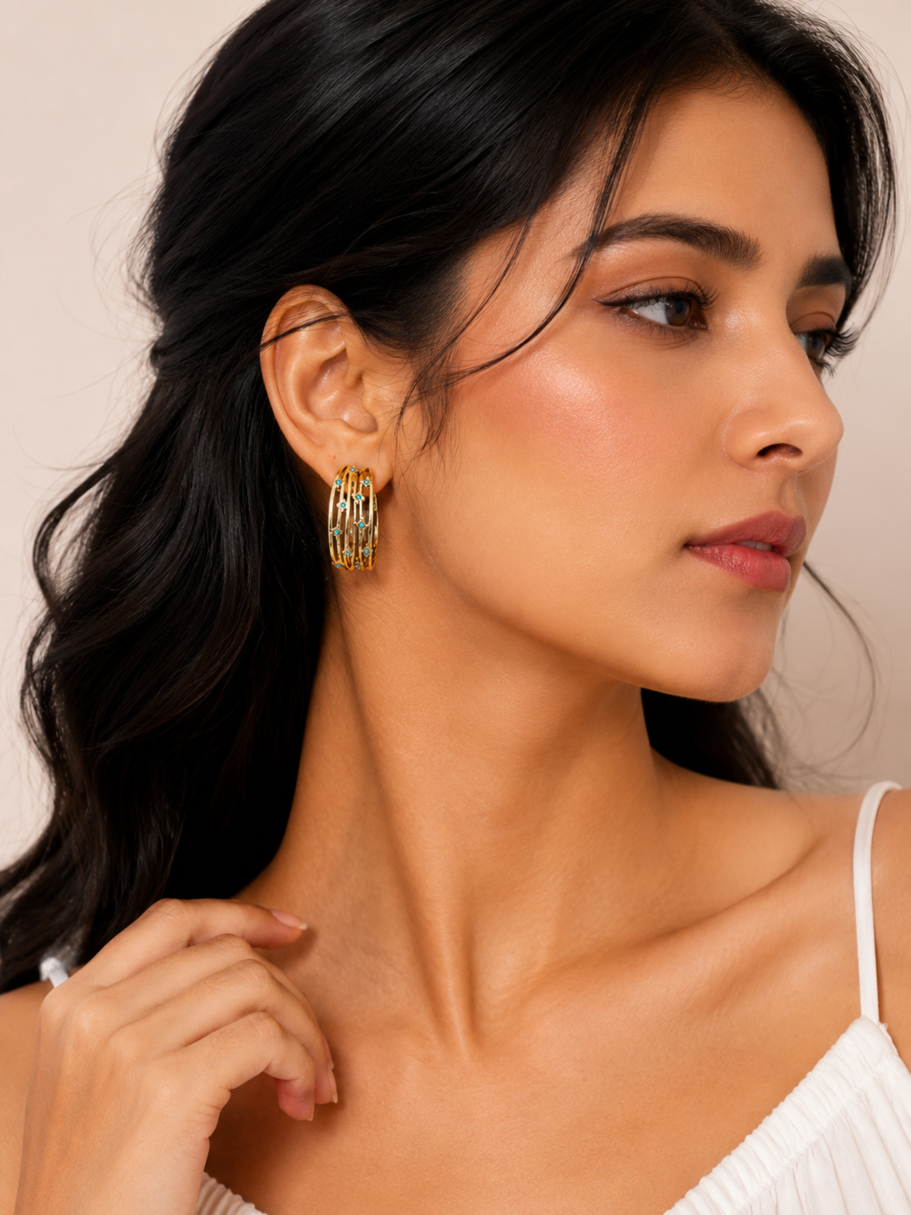 Azure Orbit Hoops