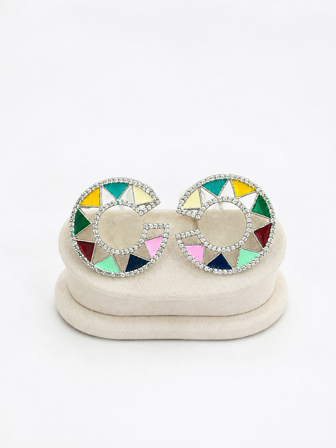 Rangrez Mosaic Stud Earrings