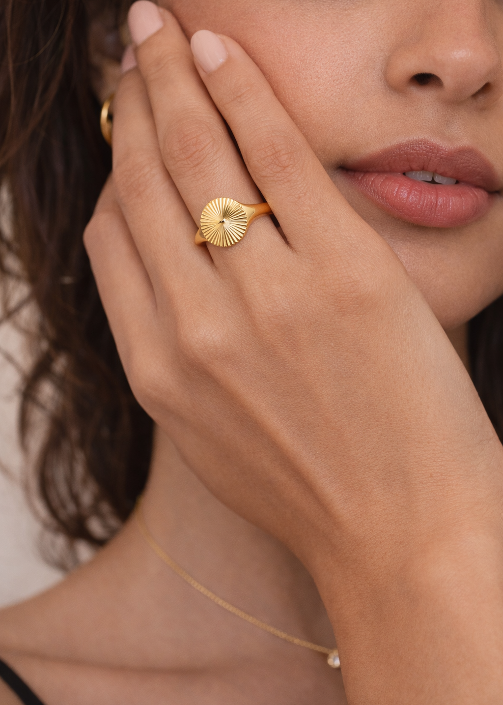 Floral Engraved Ring