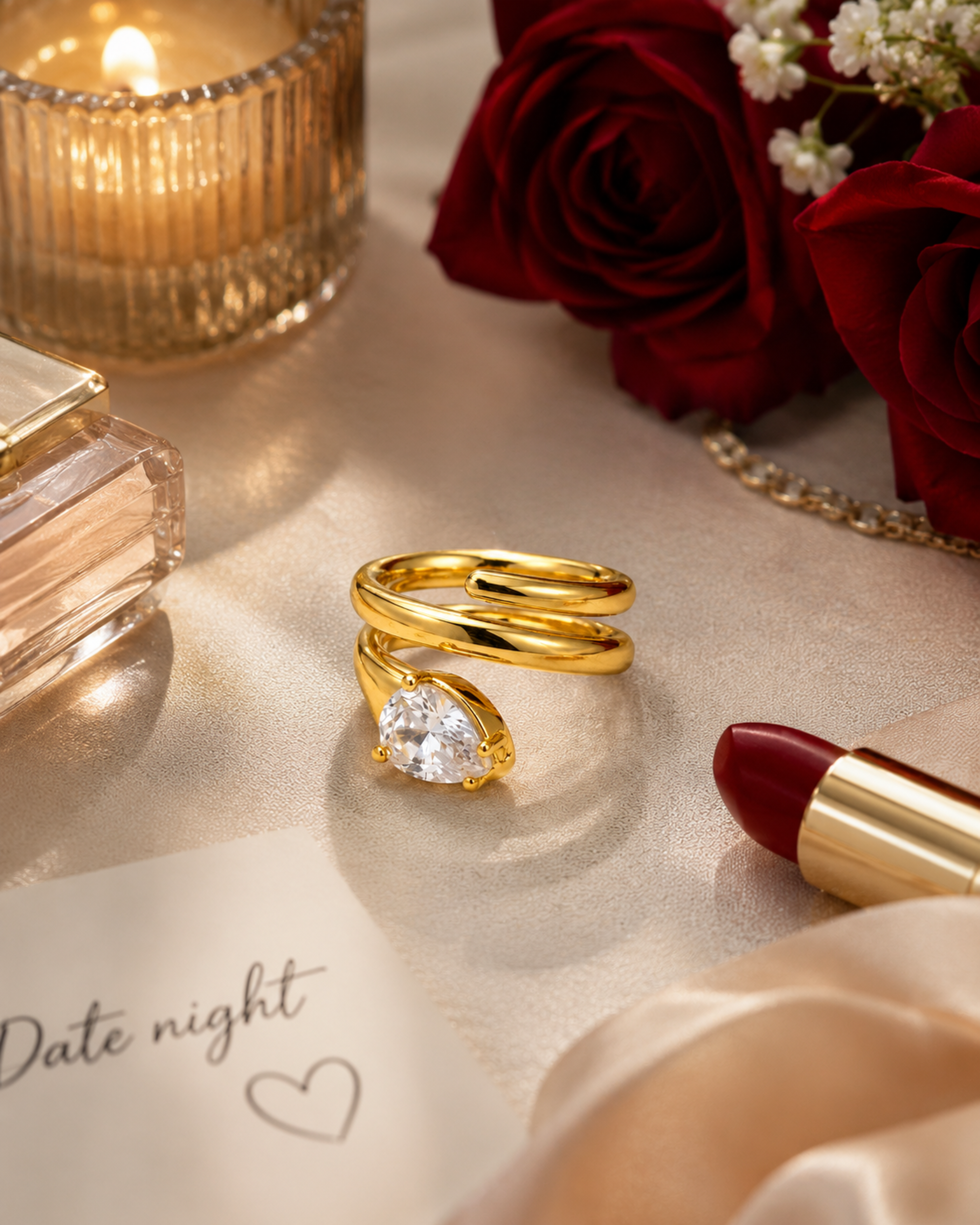 Lumière Solitaire Ring
