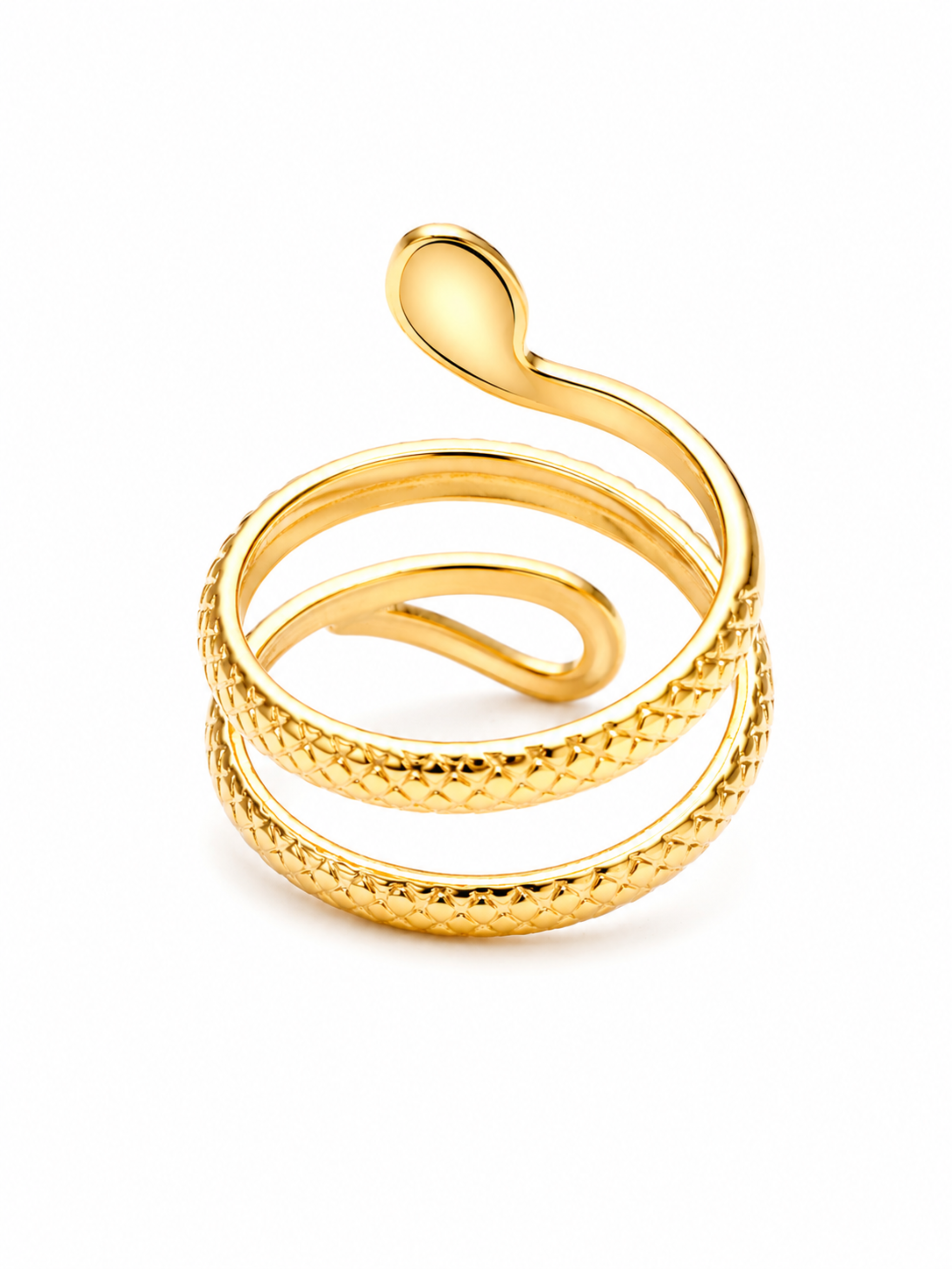 Serpent Coil Ring