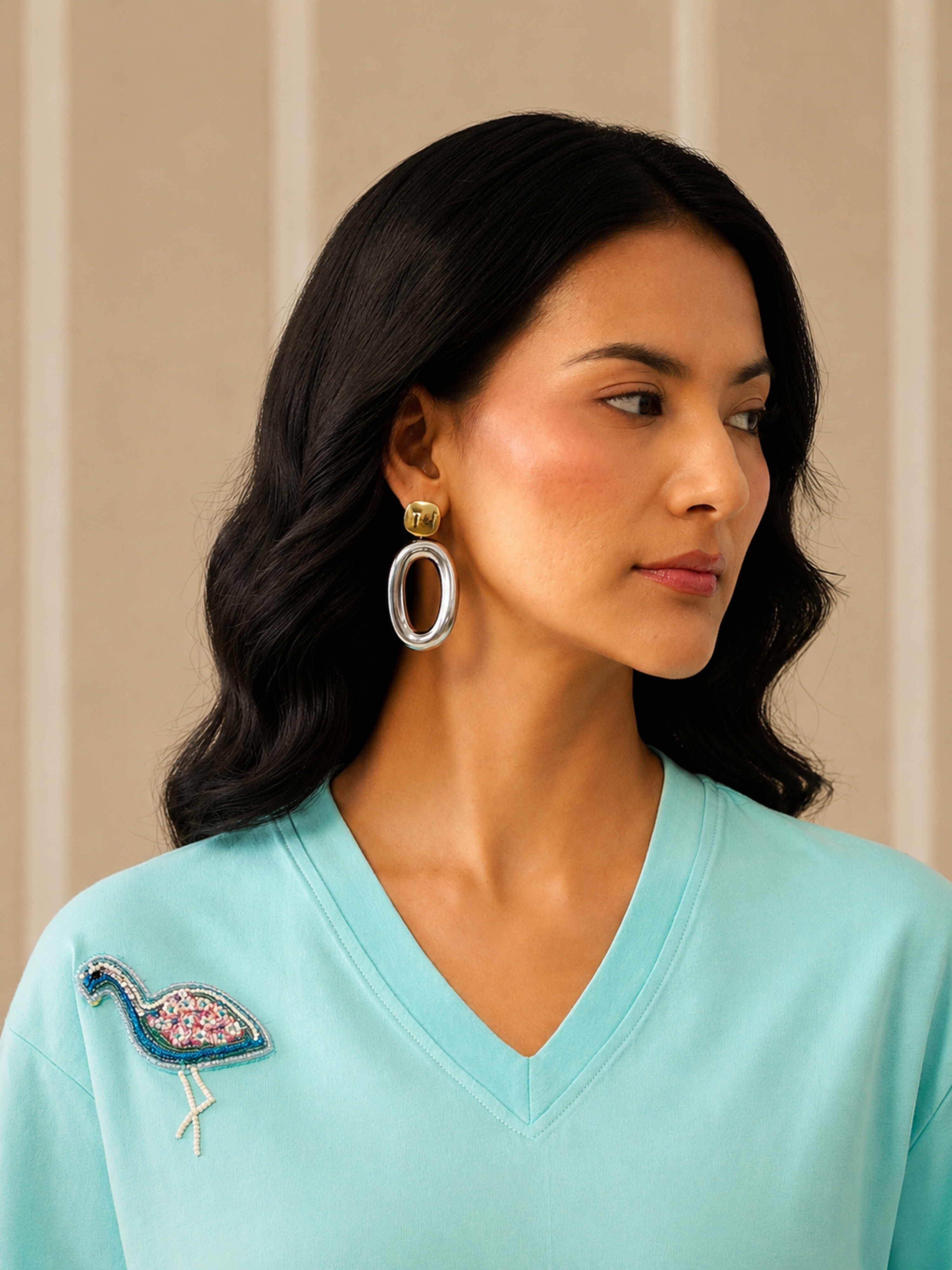 Sol & Silver Drop Earrings