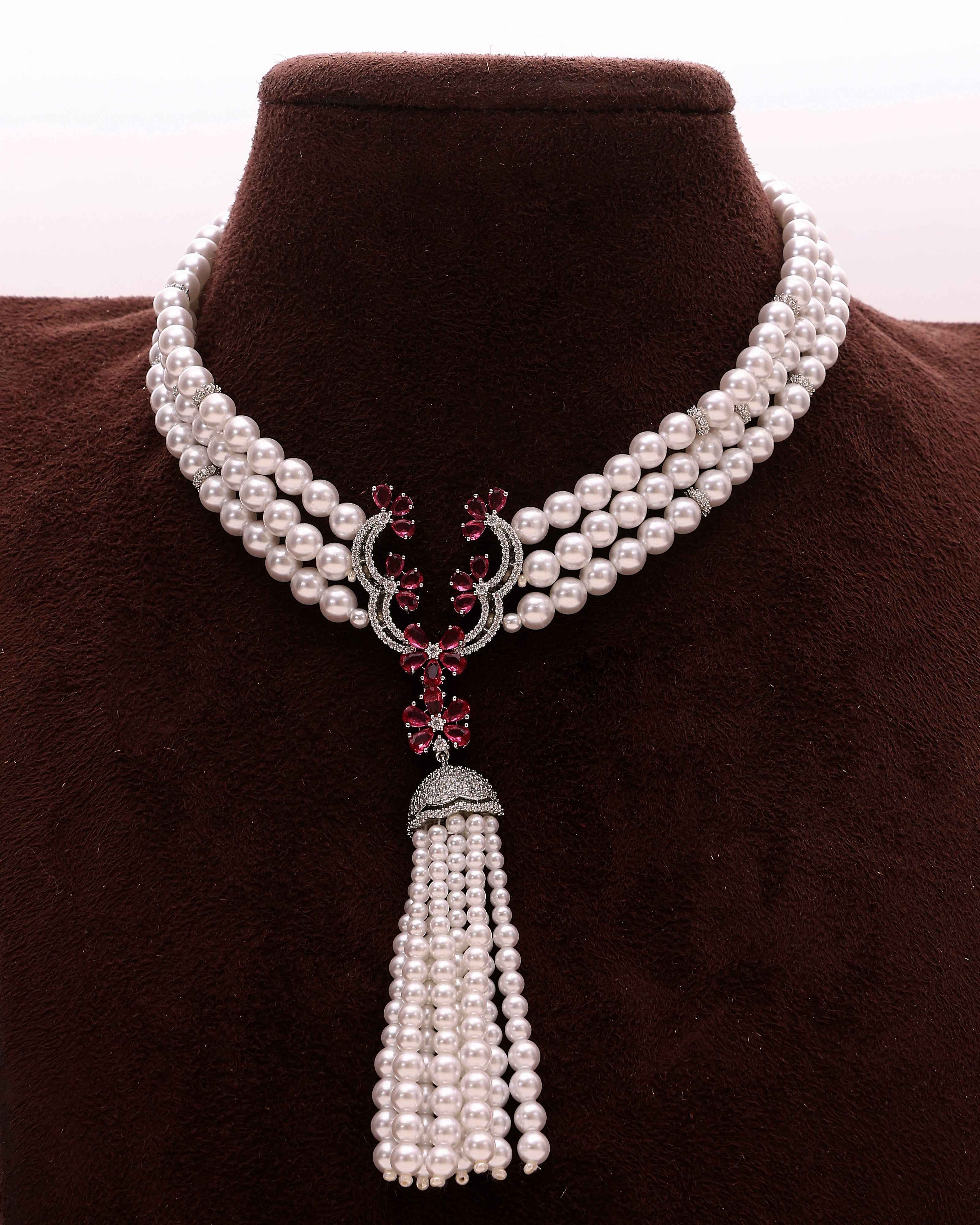 Pearl Prism Tassel Elegance Set