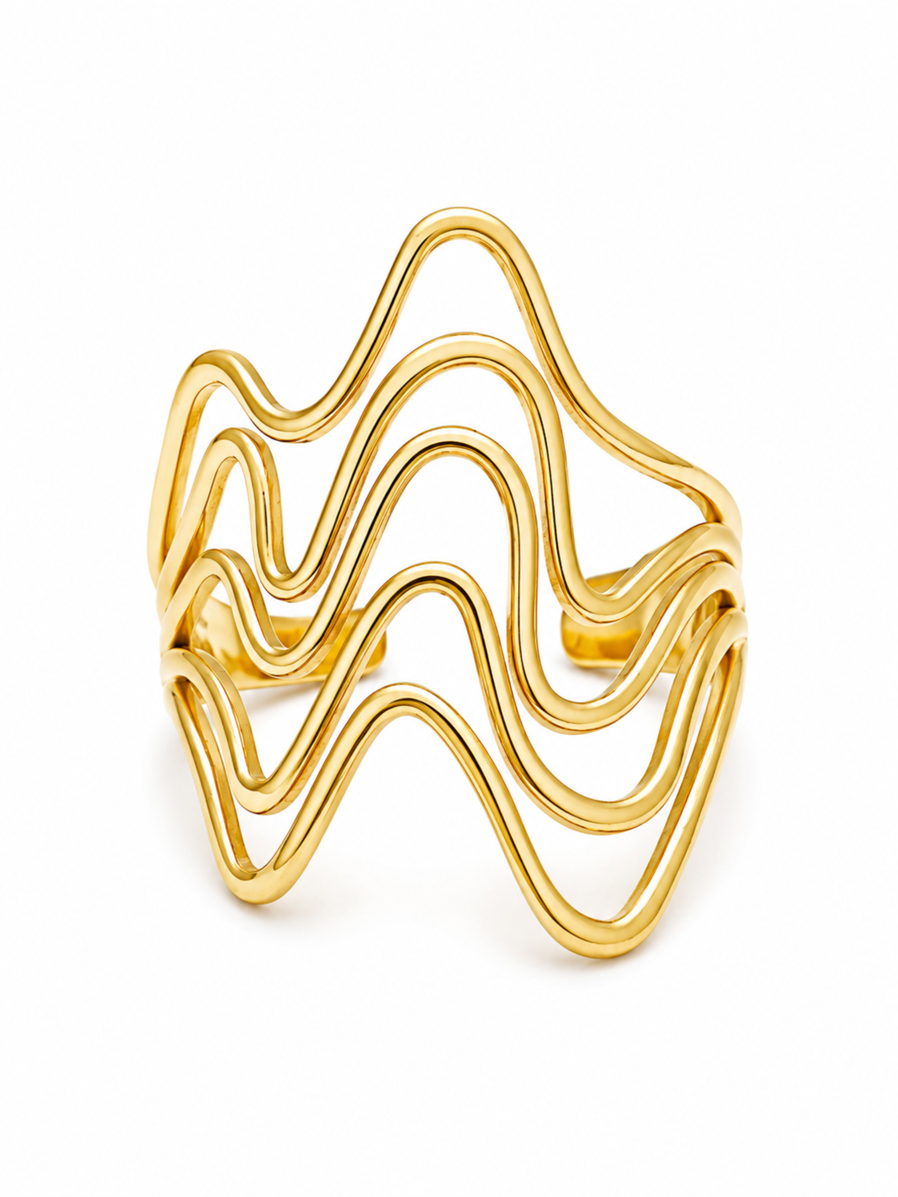 Wave Band Ring